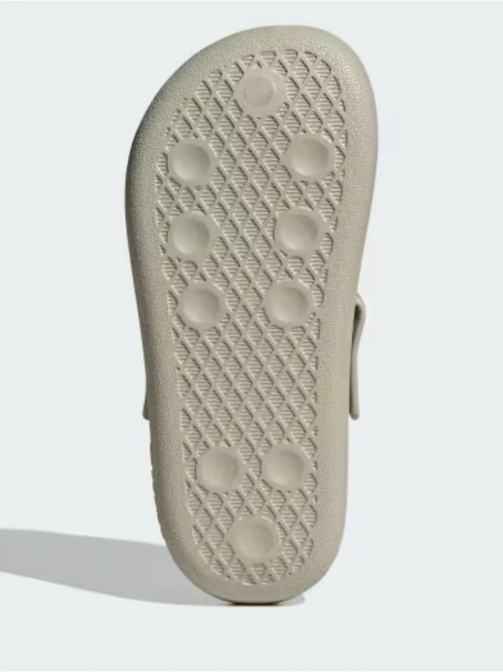 NWT adidas Kids Adifom Adilette C Slide in Beige Neutral, Size 11K
